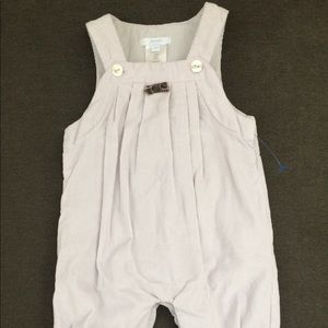 JACADI Paris Grey Corduroy Bodysuits Size 6 Month